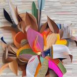 Abstract 3D Lily Collage by Dana Roper