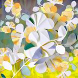 Pastel Leaf Collage by Dana Roper