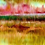 Marshlands Abstract by Dana Roper