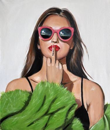 Original Portraiture Women Paintings by Maria Folger