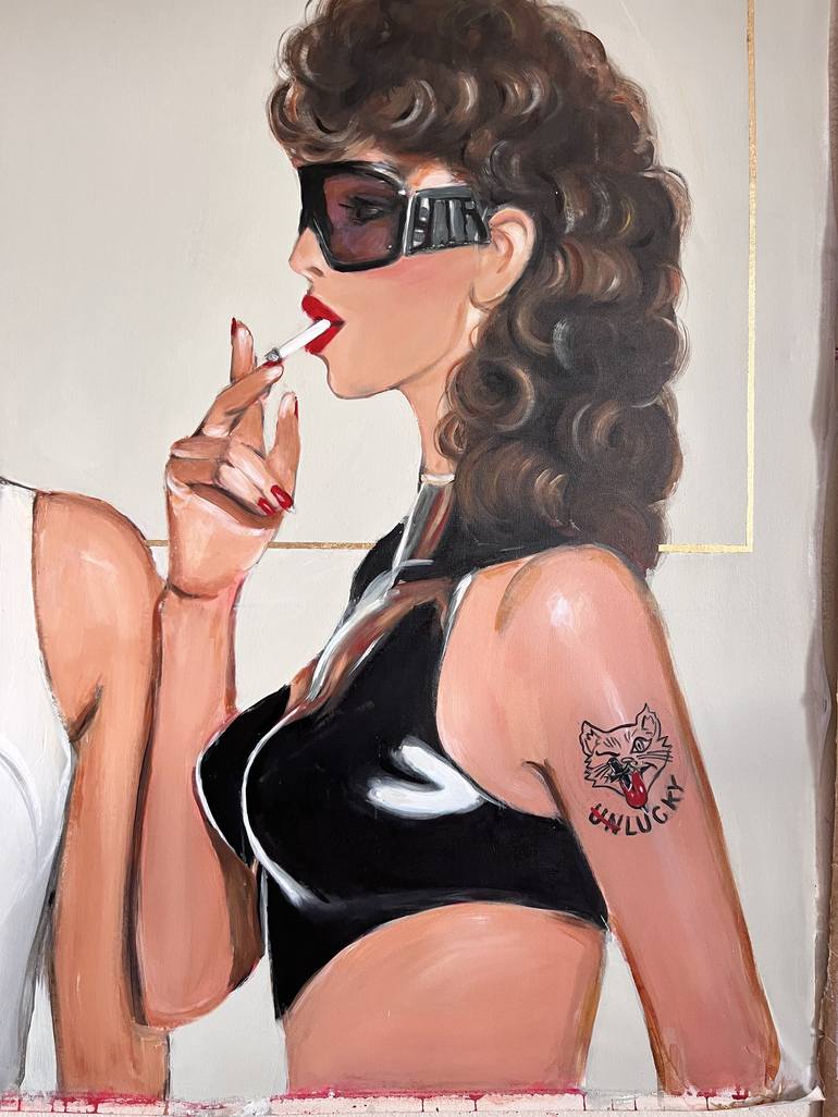 Original Figurative Women Painting by Maria Folger