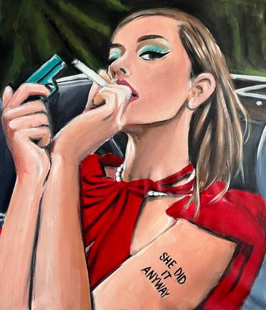 Original Figurative Women Paintings by Maria Folger