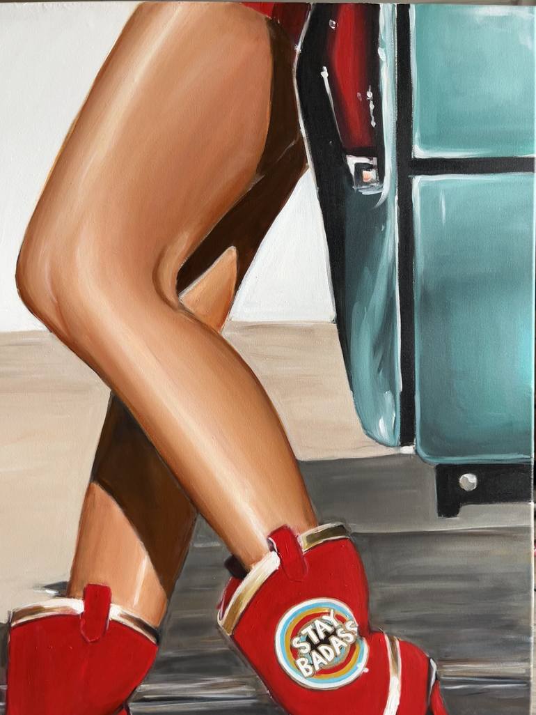 Original Figurative Body Painting by Maria Folger