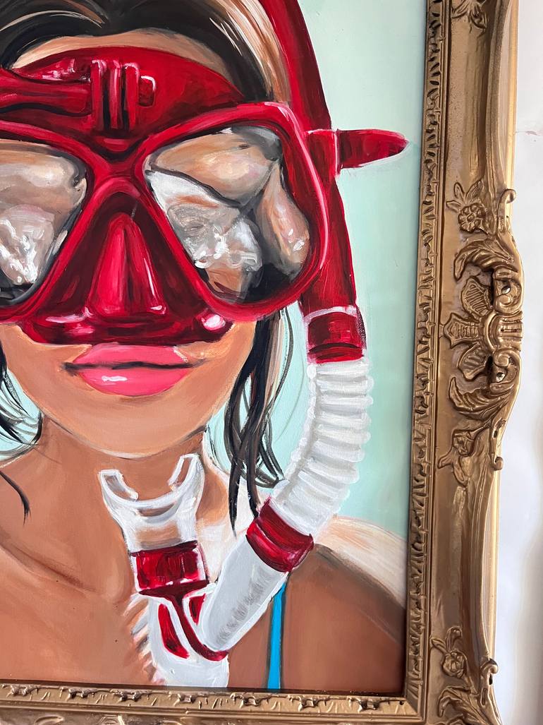 Original Portraiture Women Painting by Maria Folger