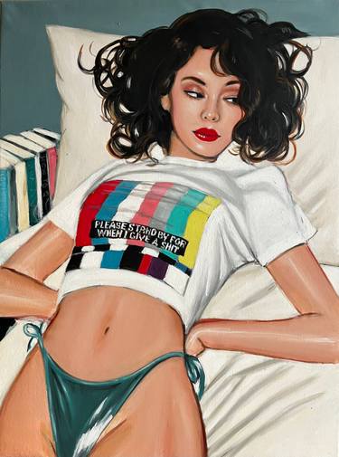 Original Portraiture People Paintings by Maria Folger