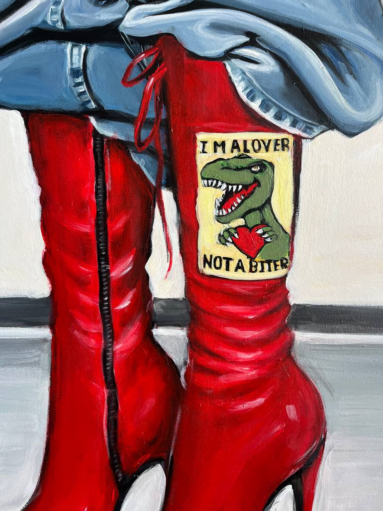 Original Figurative People Painting by Maria Folger