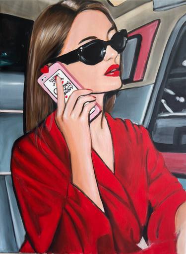 Original Portraiture Women Paintings by Maria Folger