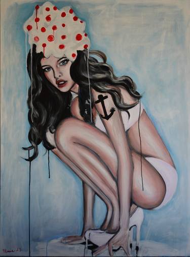 Original Figurative People Paintings by Maria Folger