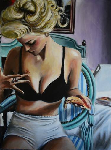 Original Figurative People Paintings by Maria Folger