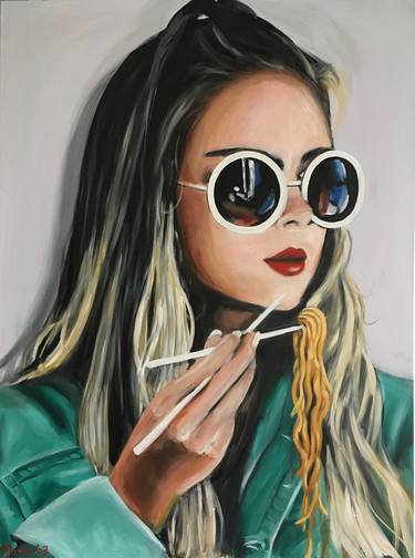 Print of Photorealism Portrait Paintings by Maria Folger