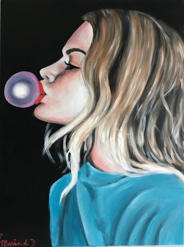 Print of Photorealism Women Paintings by Maria Folger