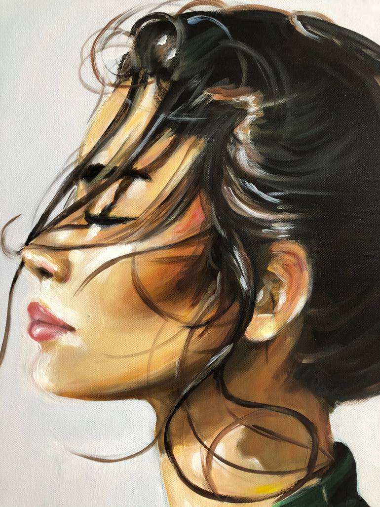 Original Figurative Women Painting by Maria Folger