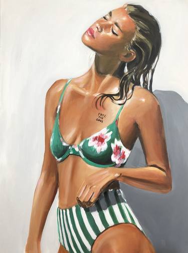 Original Figurative Women Paintings by Maria Folger