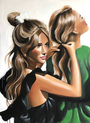 Print of Figurative Women Paintings by Maria Folger