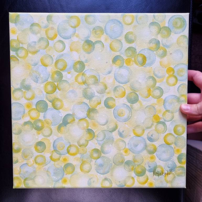 Original Abstract Water Painting by Maria Marachowska