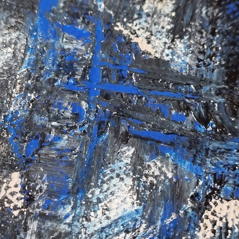 Original Textured Abstract Painting by Maria Marachowska