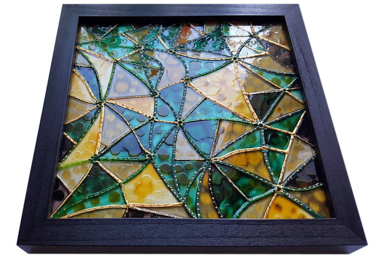 Original Art Deco Geometric Painting by Maria Marachowska