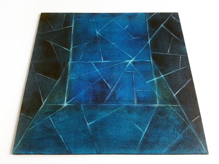 Original Abstract Geometric Painting by Maria Marachowska