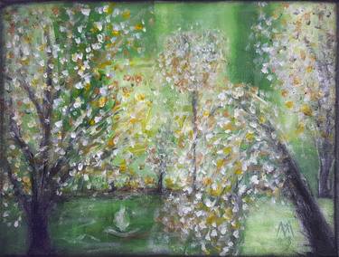 Original Garden Paintings by Maria Marachowska