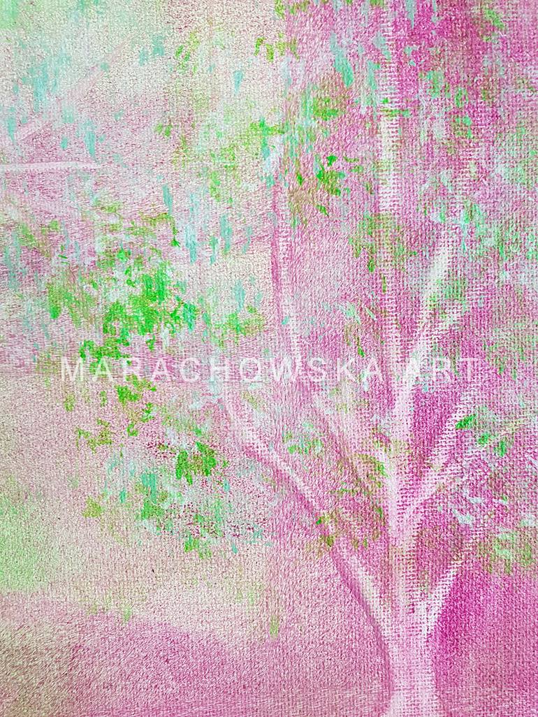 Original Tree Painting by Maria Marachowska