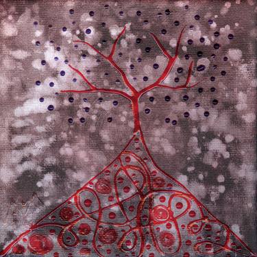 Original Fine Art Tree Paintings by Maria Marachowska