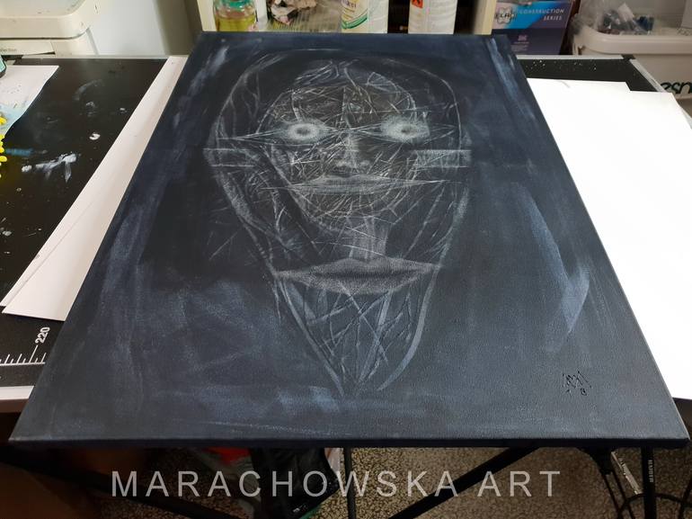 Original Portrait Painting by Maria Marachowska