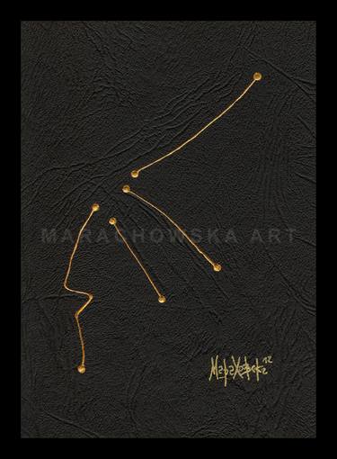 Original Minimalism Abstract Drawings by Maria Marachowska