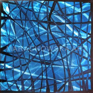 ABSTRACT BLUE - MARACHOWSKA ART thumb