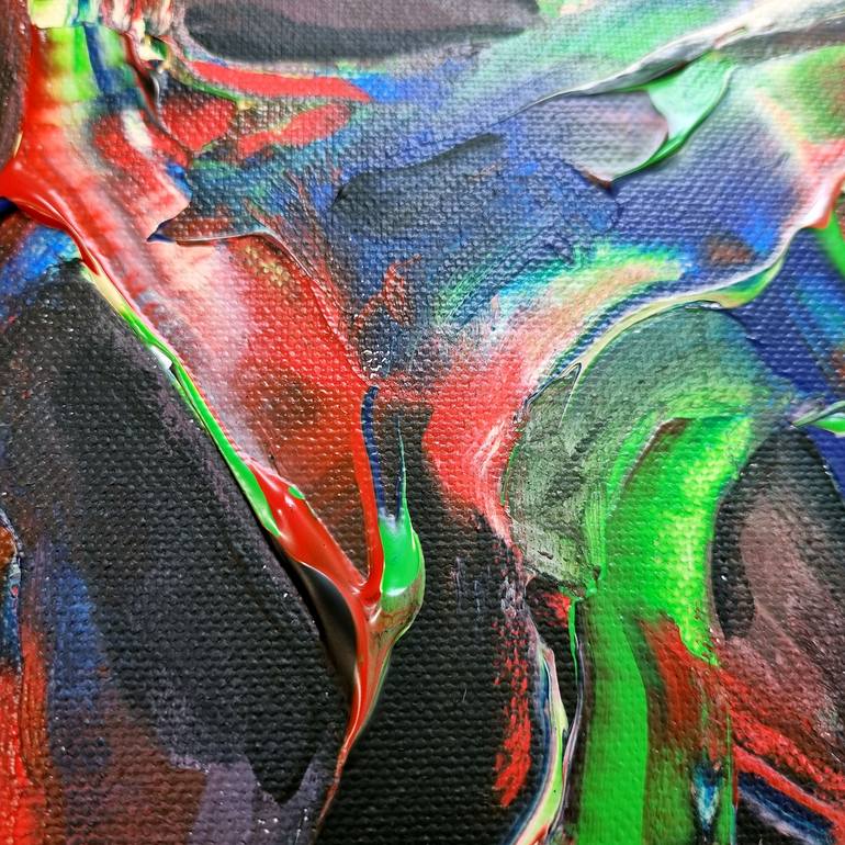 Original Abstract Expressionism Abstract Painting by Maria Marachowska
