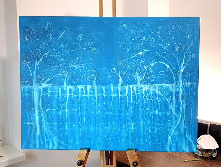 Original Impressionism Seascape Painting by Maria Marachowska