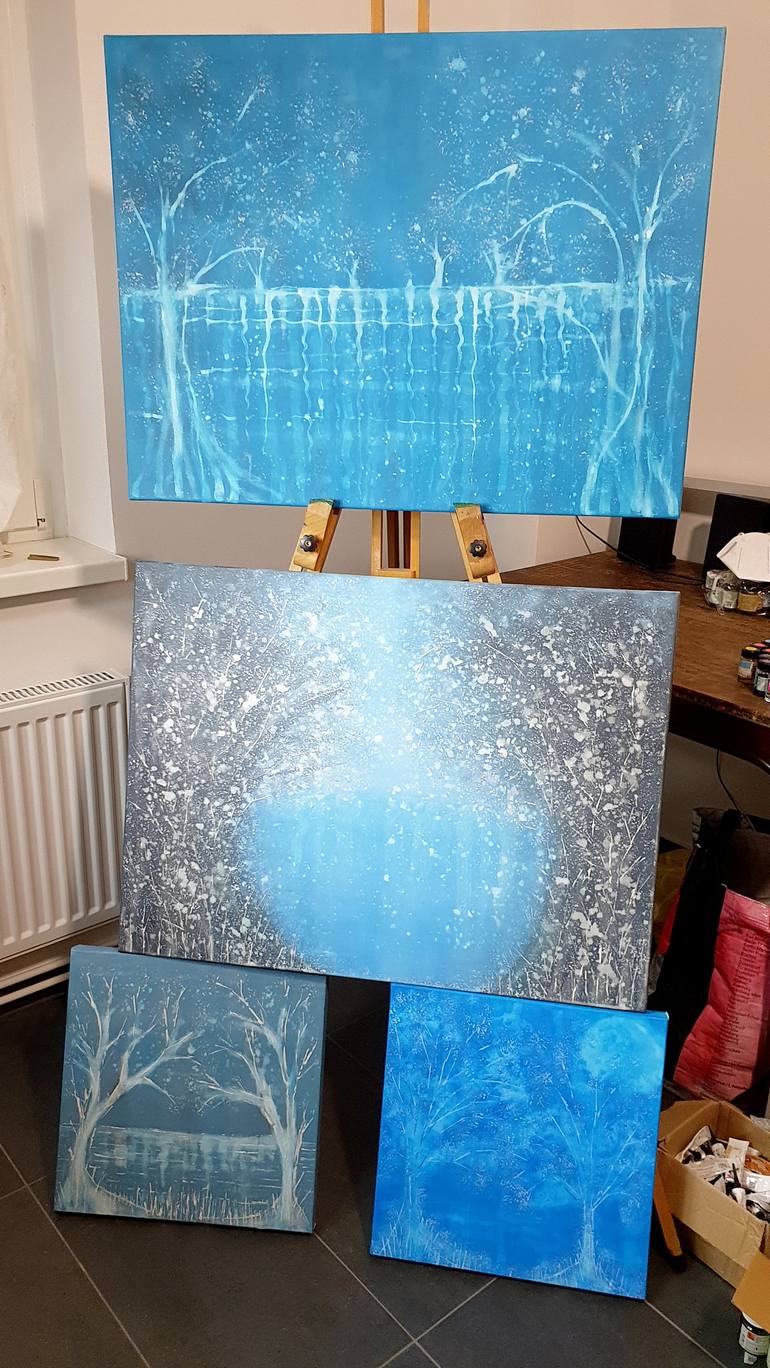 Original Impressionism Seascape Painting by Maria Marachowska