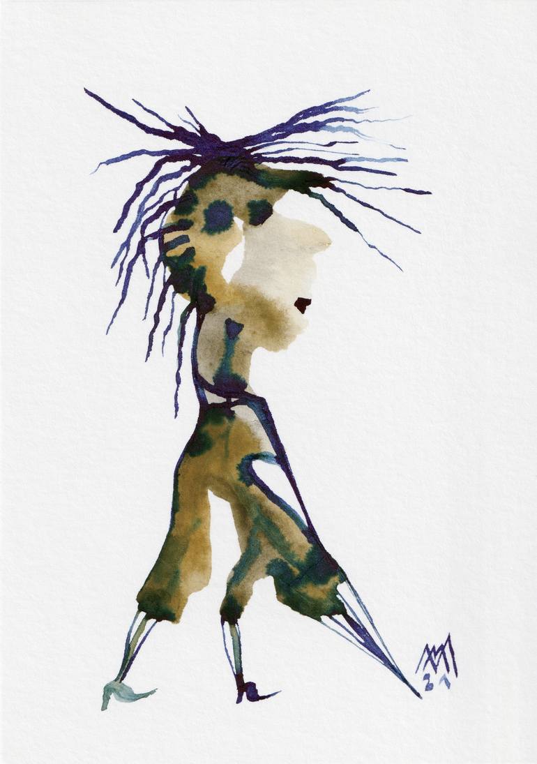 Original  Drawing by maria marachowska