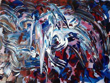Original Abstract Expressionism Abstract Painting by Haruto Imamura