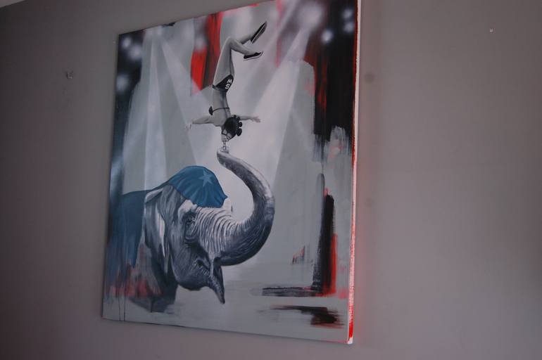 Original Expressionism Animal Painting by Hannie Van Wanrooij