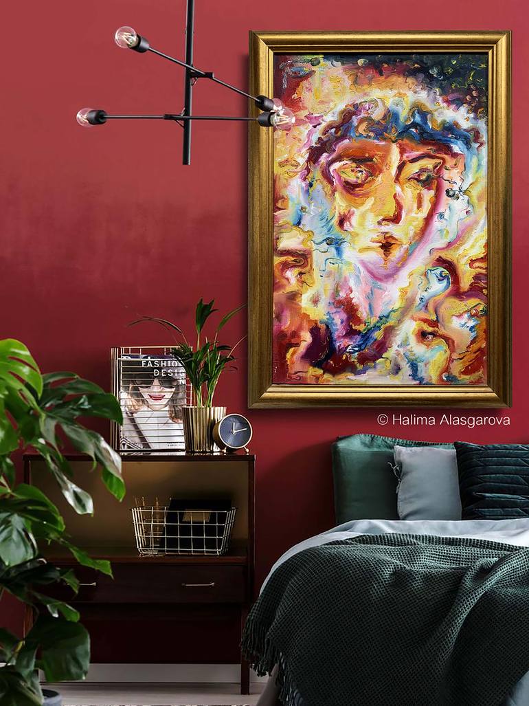 Original Contemporary Abstract Painting by Halima Alasgarova