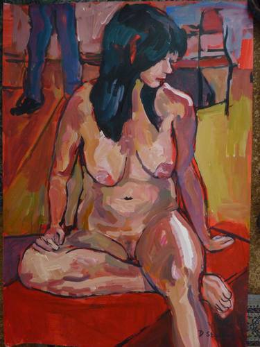 Print of Expressionism Erotic Paintings by Daniel Stedman