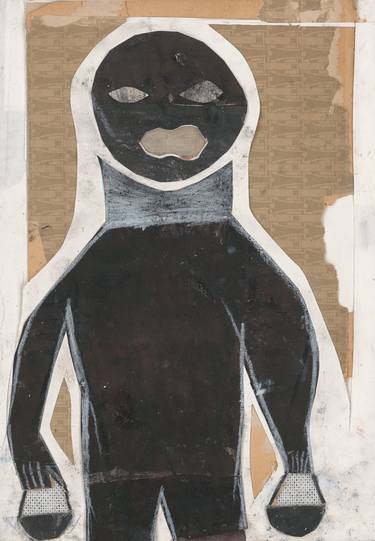 Original Contemporary Men Collage by Artt T W Pankow