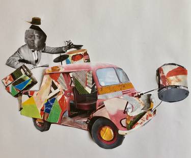 Print of Music Collage by Nick Cash