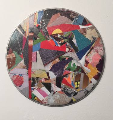 Saatchi Art Artist Nick Cash; Collage, “Musi 14" Batter Head SOLD” #art