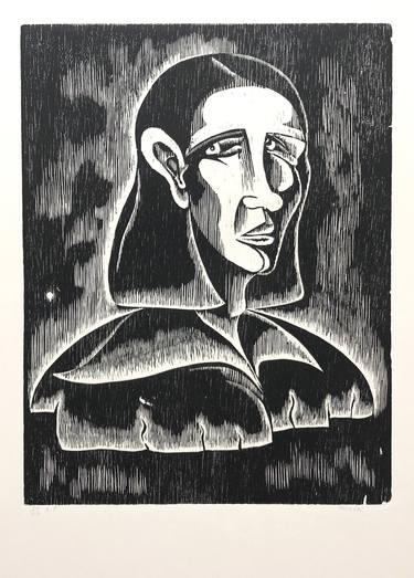 Original Portrait Printmaking by Sergei Monin