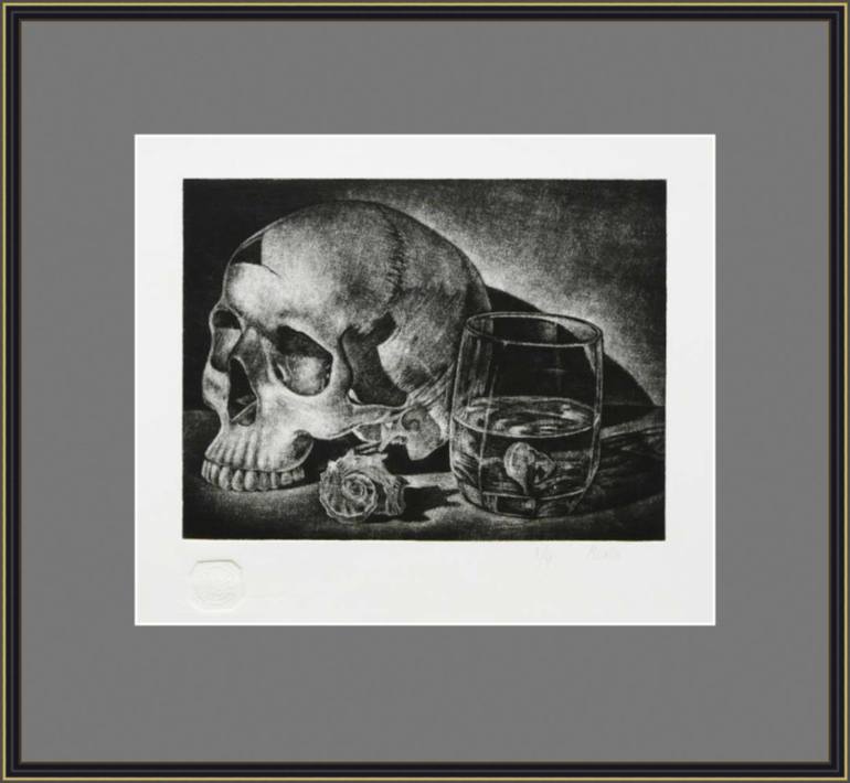 Original Realism Still Life Printmaking by Sergei Monin