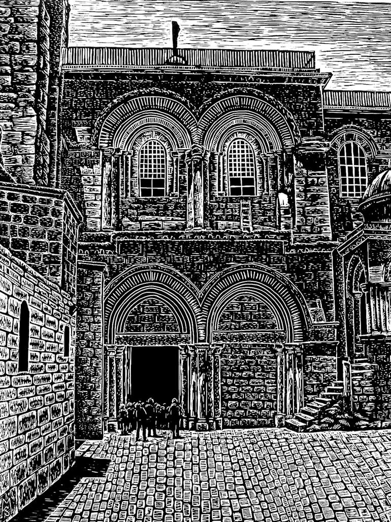 Original Realism Religion Printmaking by Sergei Monin