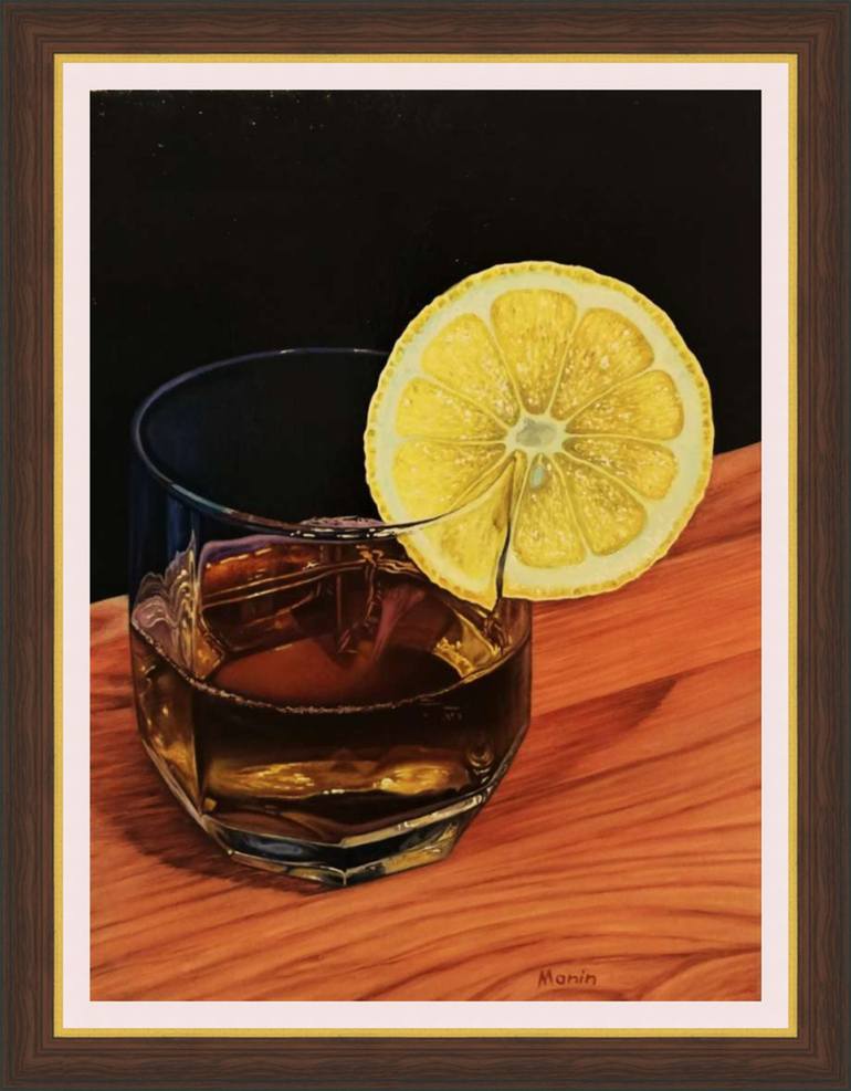 Original Photorealism Food & Drink Painting by Sergei Monin
