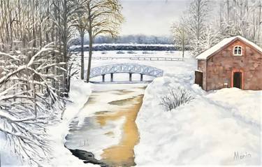 Original Realism Landscape Paintings by Sergei Monin