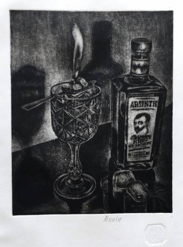 Original Realism Food & Drink Printmaking by Sergei Monin