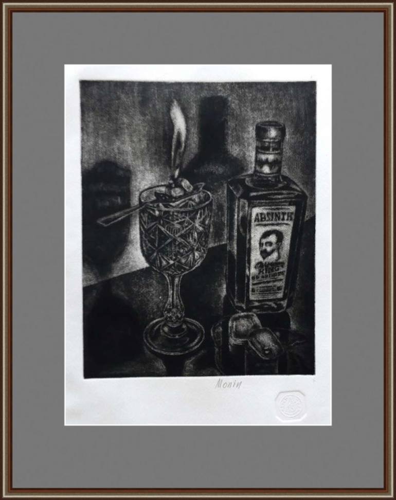 Original Realism Food & Drink Printmaking by Sergei Monin