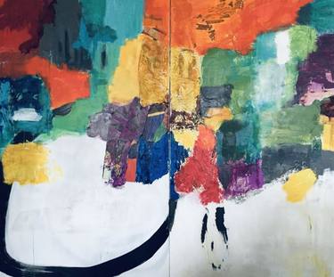 Original Modern Abstract Paintings by Barbara Pitcher