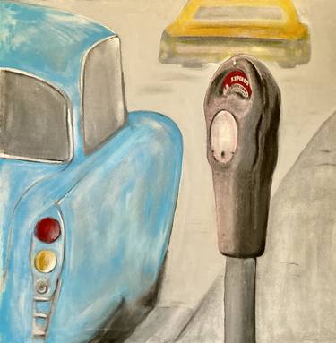 Original Pop Art Automobile Paintings by Luca Parmeggiani