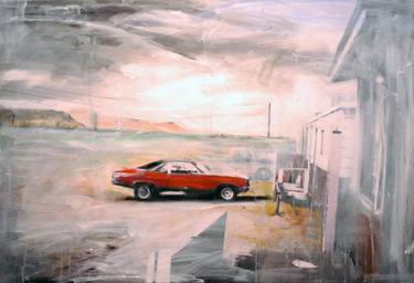 Print of Automobile Paintings by Luca Parmeggiani