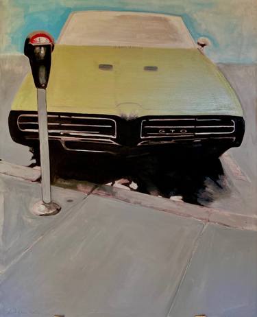Original Street Art Car Paintings by Luca Parmeggiani